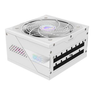 GIGABYTE AORUS ELITE P850W ICE Alimentatore - PCIe 5.0, 80 PLUS Platinum, Design completamente modulare, Ventola da 120 mm, Compatibile con ATX 3.0, Spina EU - E_0016_2B12-00R