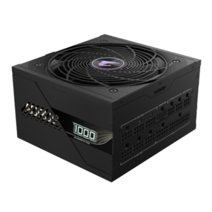 GIGABYTE AORUS ELITE P1000W ICE Alimentatore - PCIe 5.0, 80 PLUS Platinum, Design completamente modulare, Ventola da 120 mm, Compatibile con ATX 3.0, Spina EU - E_0016_2B12-00S