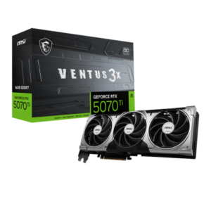 MSI GeForce RTX 5070 Ti 16G VENTUS 3X OC NVIDIA 16 GB GDDR7 - E_0016_2E12-3QV